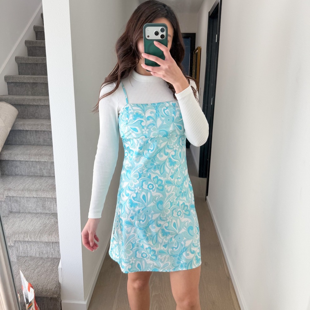 Araminta James Y2K 90s Coquette Cottagecore Print Pucci Paisley Dress XS